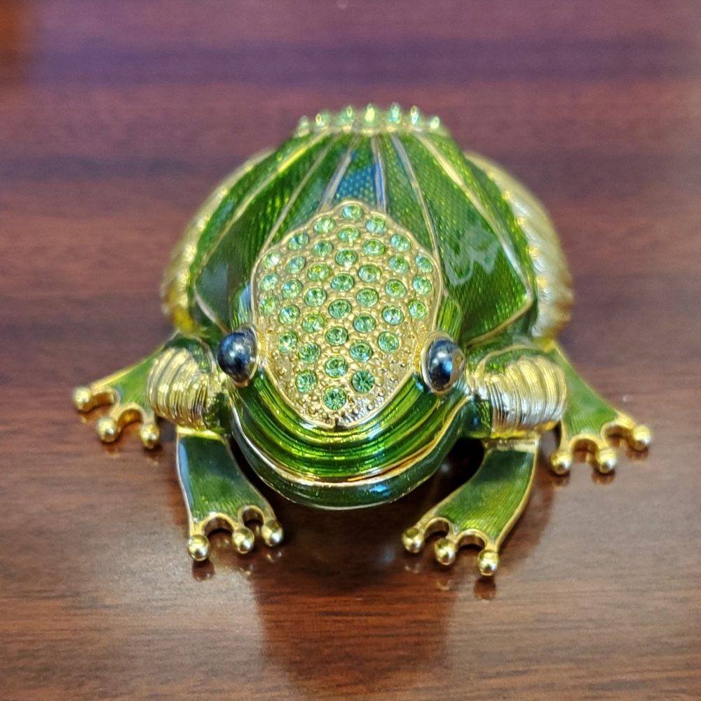 Edgar Berebi Limited Edition Frog Trinket Box
